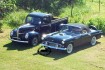 Ford pickup 1941 och Ford Thunderbird 1956
